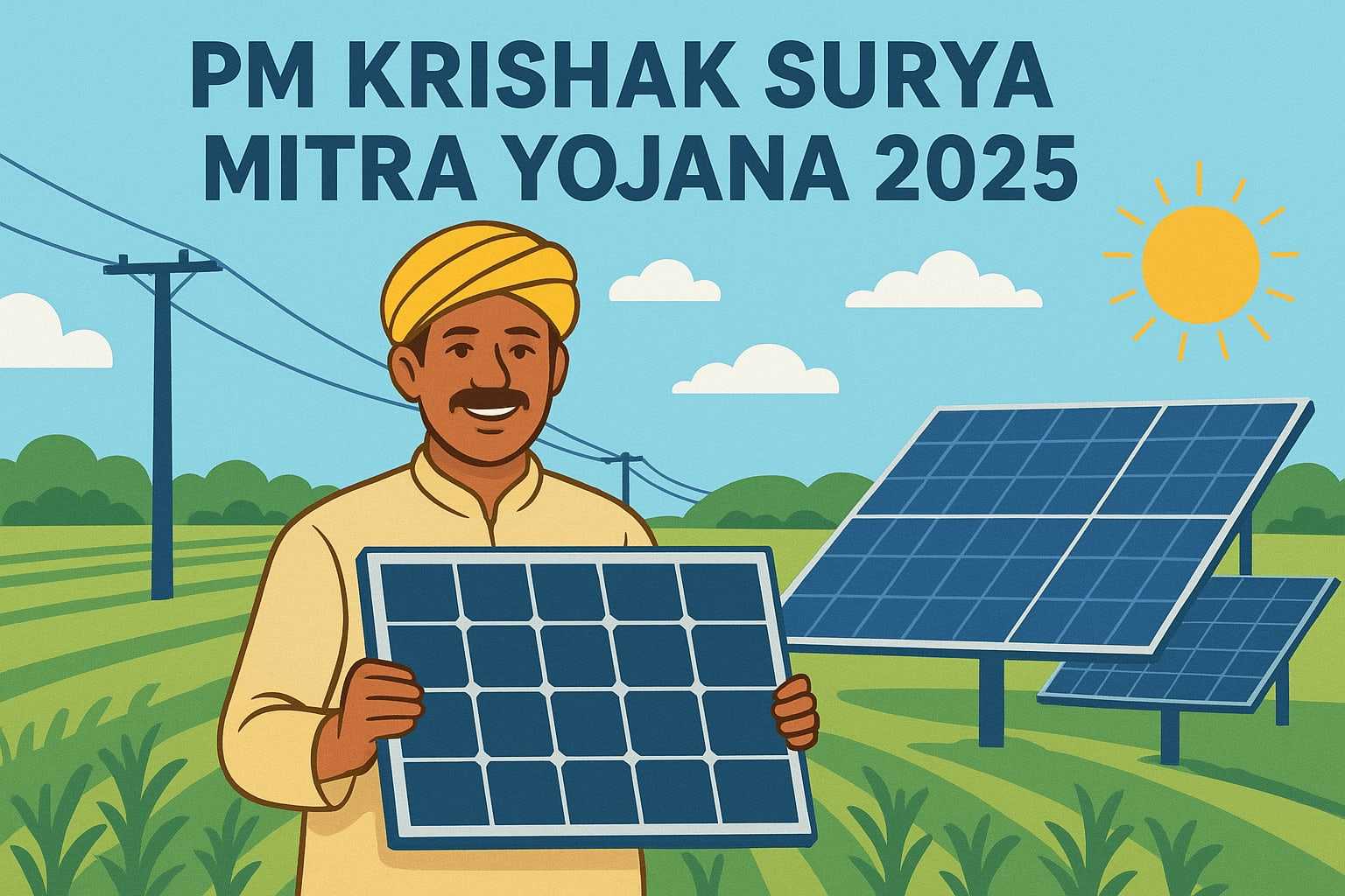 प्रधानमंत्री कृषक सूर्य मित्र योजना 2025: किसानों के लिए सौर ऊर्जा से समृद्धि की राह image